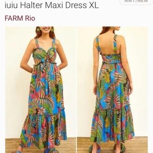 Farm Rio dress never worn with tags
